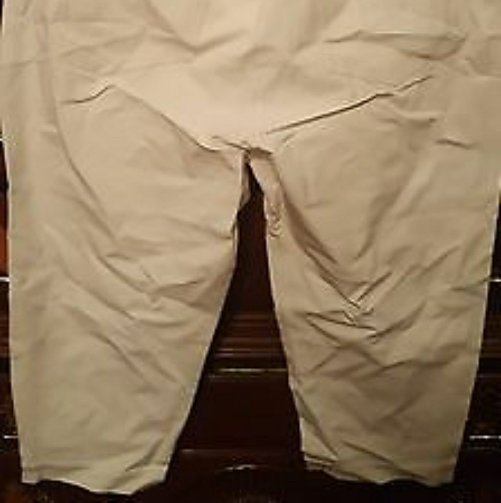 NWOT Eileen Fisher tan cotton cropped pants PL - Picture 5 of 5